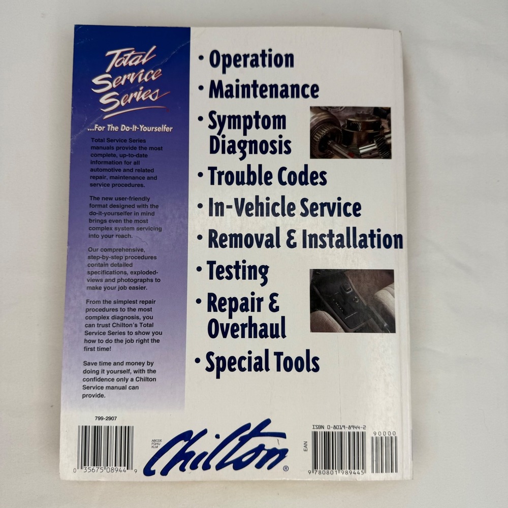 Chilton Automatic Transmission Diagnosis and Repair Manual 8944 1998 Haynes - Picture 5 of 9